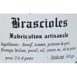 BRASCIOLES 650G