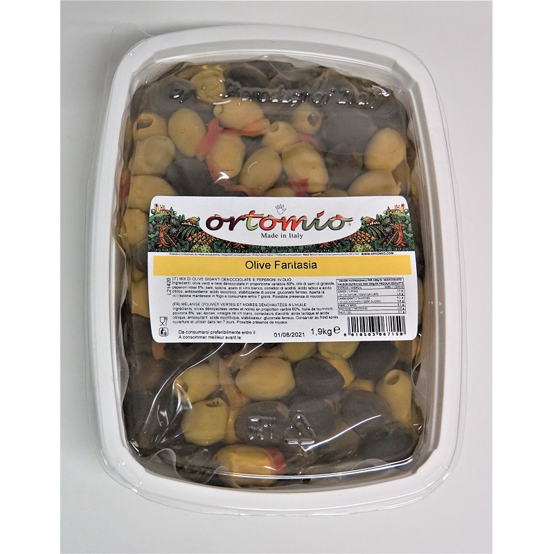 OLIVES FANTAISIE 1.9KG ORTOMIO