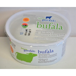 MOZZARELLA BUFALA DOP 125g VASO GAROFALO 