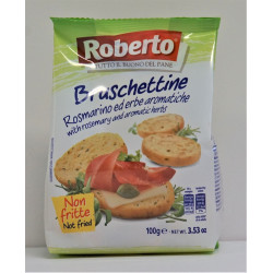 BRUSCHETTINE ROMARIN/HERBES AROMATIQUES 100G