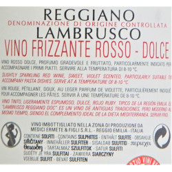 LAMBRUSCO REG DOC DOLCE 0,375L