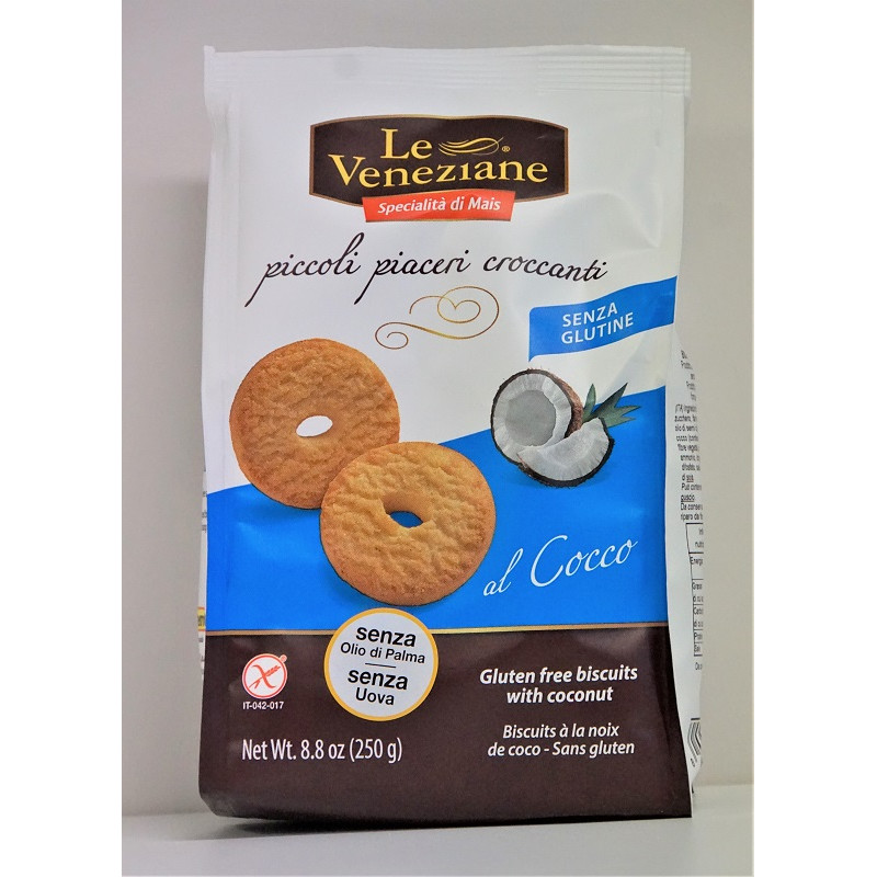 BISCUITS PLAISIRS CROQUANTS COCCO 250g SANS GLUTEN