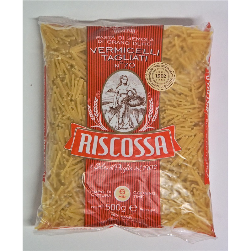 VERMICELLI TAGLIATI RISCOSSA 500G