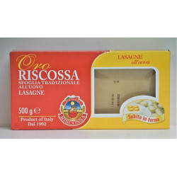 LASAGNE AUX OEUFS RISCOSSA 500G