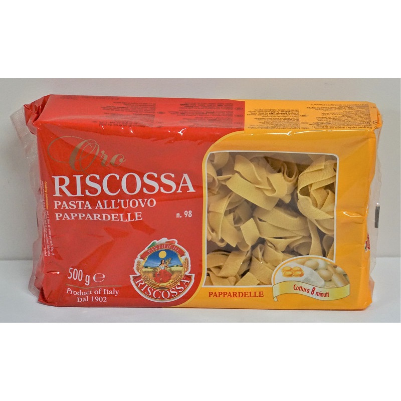 PAPARDELLE OEUFS RISCOSSA 500G