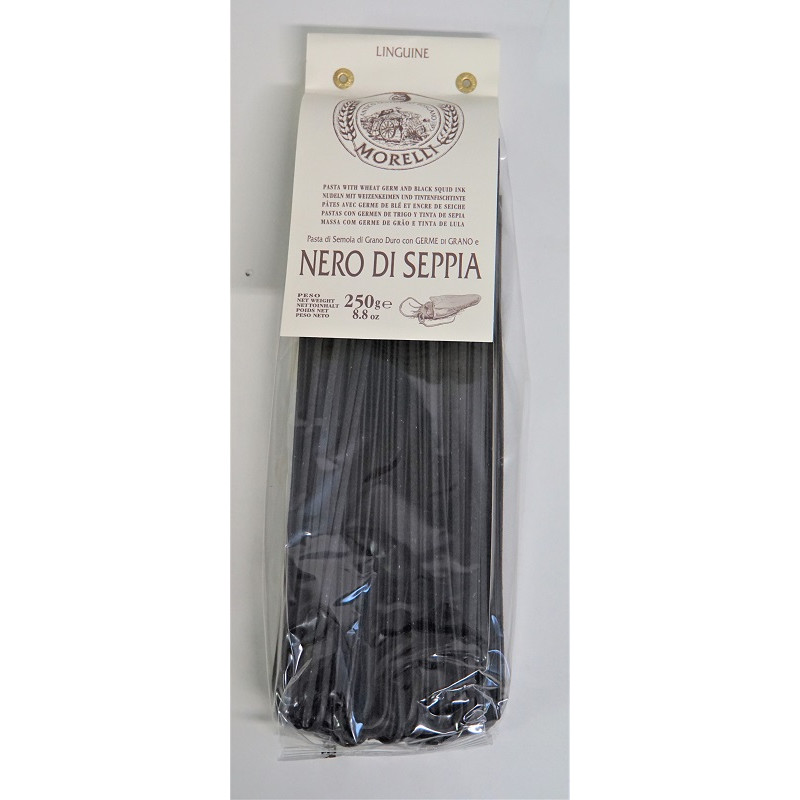 LINGUINE NERO SEPPIA 250G MORELLI