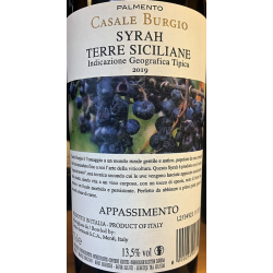 SYRAH APPASSIMENTO TERRE SICILIANE IGT 0.75L