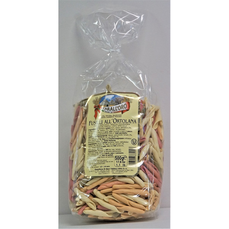 FUSILLI ORTOLANO 500G DI BARI