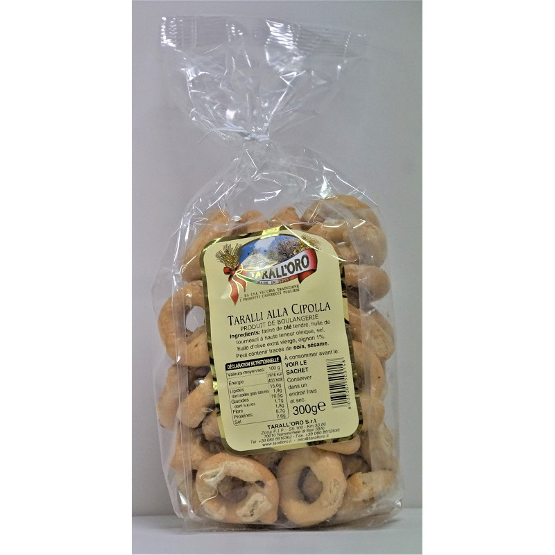 TARALLI OIGNONS 300G