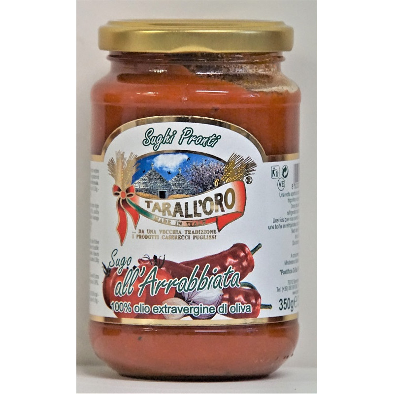 SAUCE ARRABIATA 350G TARALL'ORO