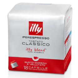 CAPSULES ESPRESSO CLASSICO ILLY x 18