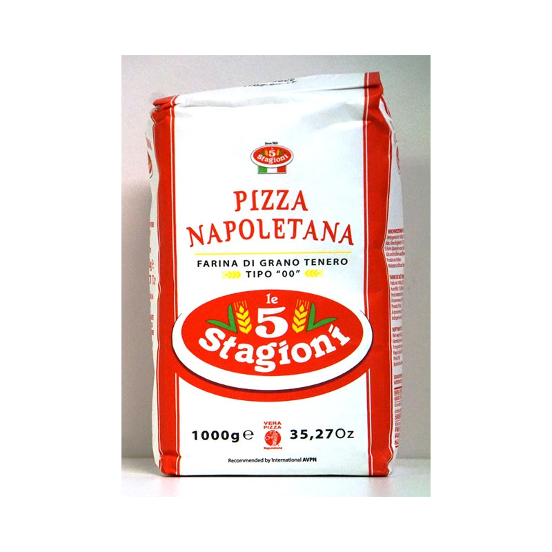 FARINE PIZZA 00 NAPOLETANA 1KG 5 STAGIONI