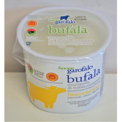 MOZZARELLA BUFALA DOP 10x25g VASO GAROFALO