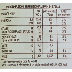 PAN DI STELLE MULINO BIANCO 350g