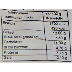 MINI GRISSINI SESAME 250G SANS GLUTEN LE VENEZIANE