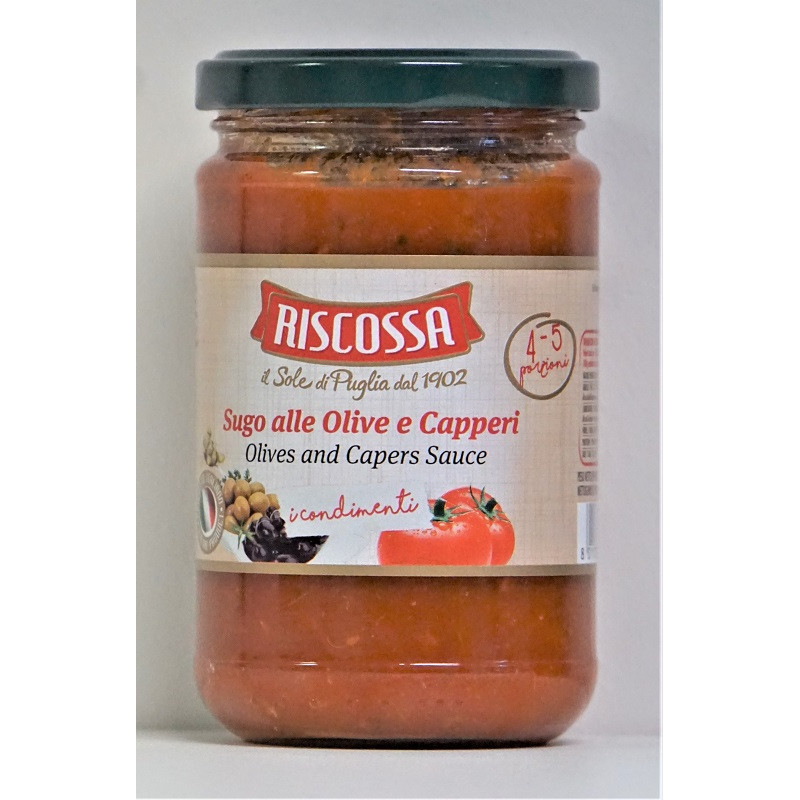 SAUCE OLIVE--CAPRE 295G RISCOSSA 