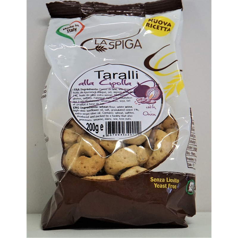 TARALLI OIGNON 200G