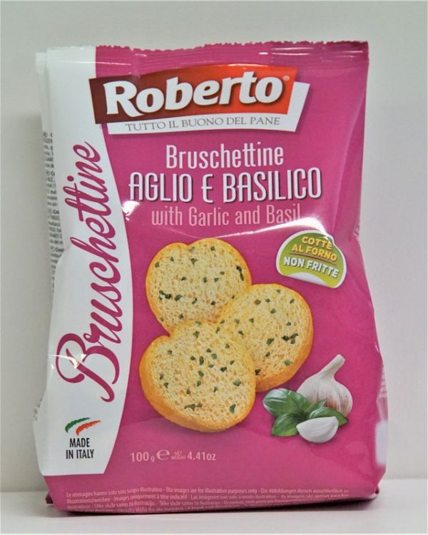 BRUSCHETTINE AL PESTO 100G/10 ROBERTO