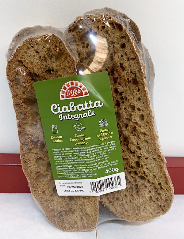 CIABATTA INTEGRALE DILEO 400G/15