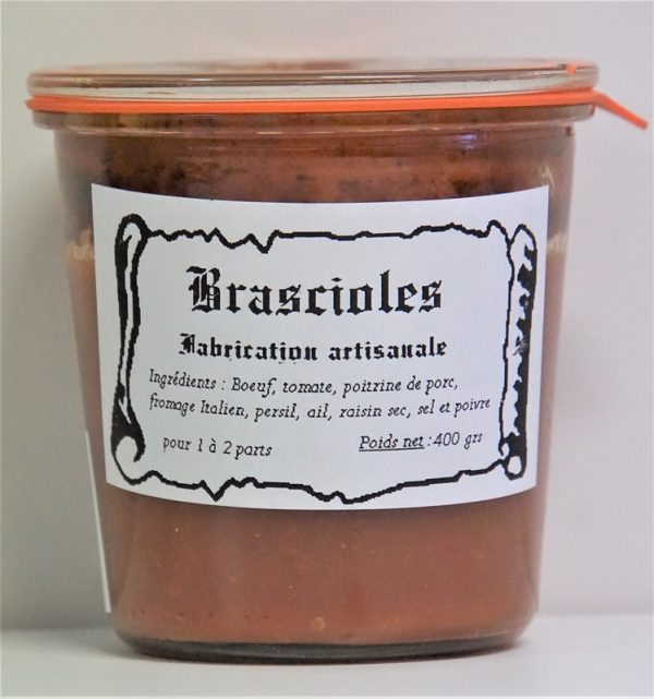 BRASCIOLES CUISINES 400G/6