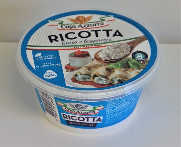 RICOTTA 12 % M.G. GRANAROLO 250G/6