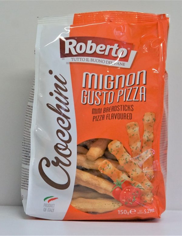 GRISSINI CROCCHINI MIGNON GOUT PIZZA 150G/10