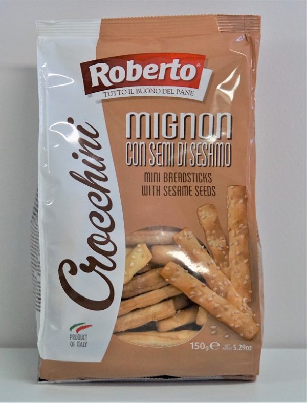 GRISSINI CROCCHINI MIGNON SESAME 150G/10