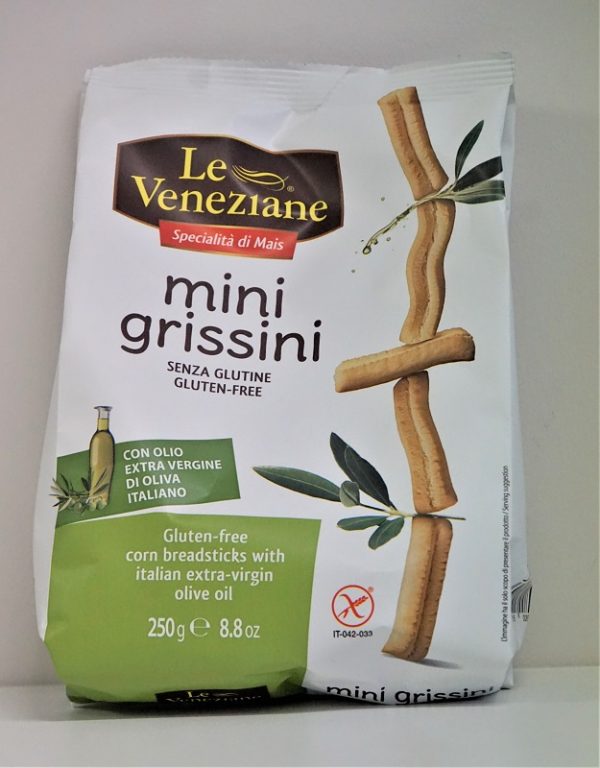 MINI GRISSINI 250G/8 SANS GLUTEN LE VENEZIANE