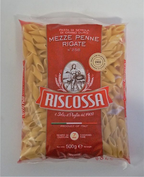 PENNE M. 1/2 RISCOSSA 500G/24