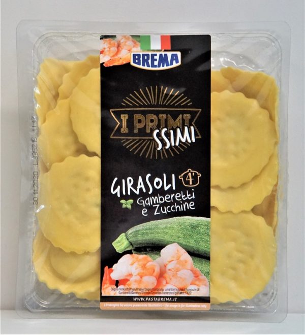 GIRASOLI CREVETTES/COURGETTES 500G/6 BREMA