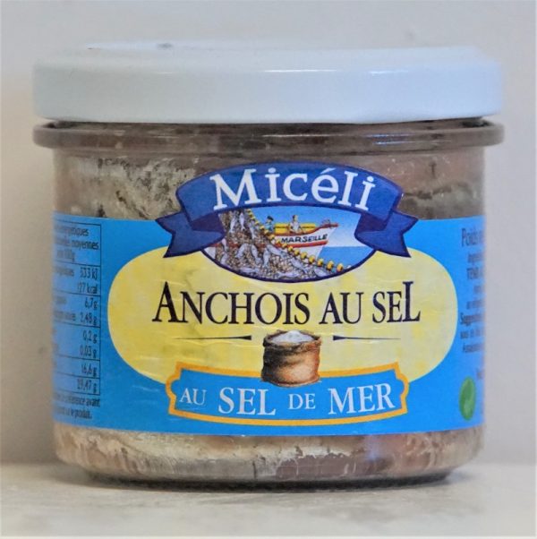 ANCHOIS SEL VERRE 150 G/12
