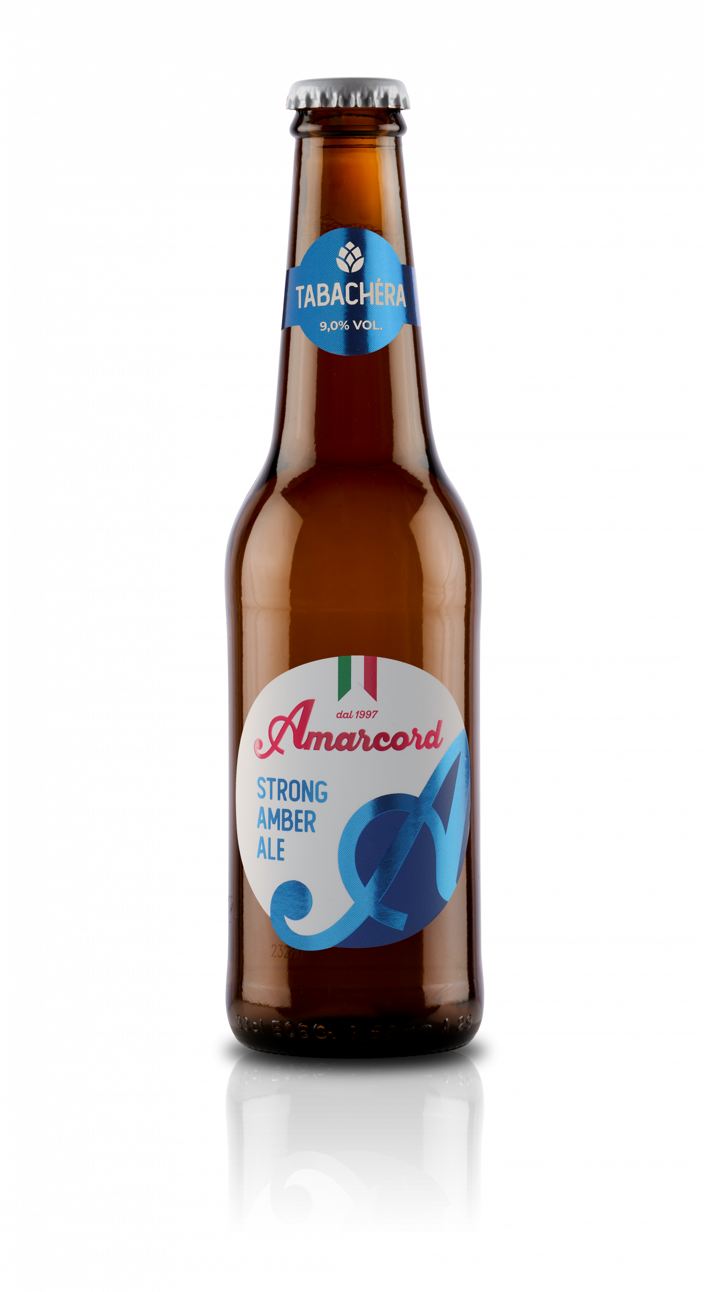 BIERE AMBREE TABACHERA AMARCORD 9° 33CL